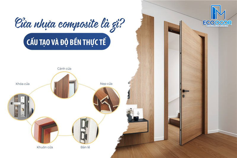 Cửa nhựa composite là gì? Cấu tạo và độ bền thực tế 