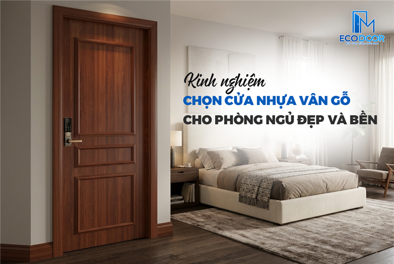 Kinh nghiệm chọn cửa nhựa cho phòng ngủ đẹp và bền 
