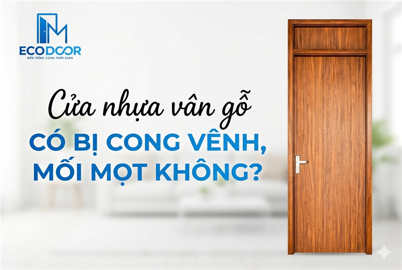 Cửa nhựa vân gỗ có bị cong vênh, mối mọt không? 