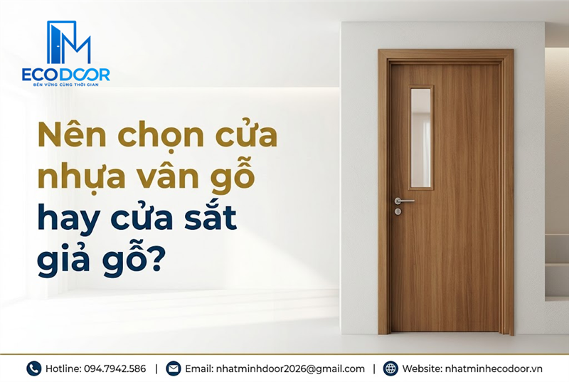 Nên chọn cửa nhựa vân gỗ hay cửa sắt giả gỗ? 