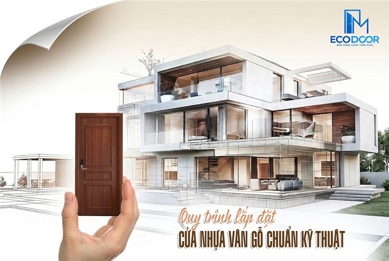 Quy trình lắp đặt cửa nhựa vân gỗ chuẩn kỹ thuật 
