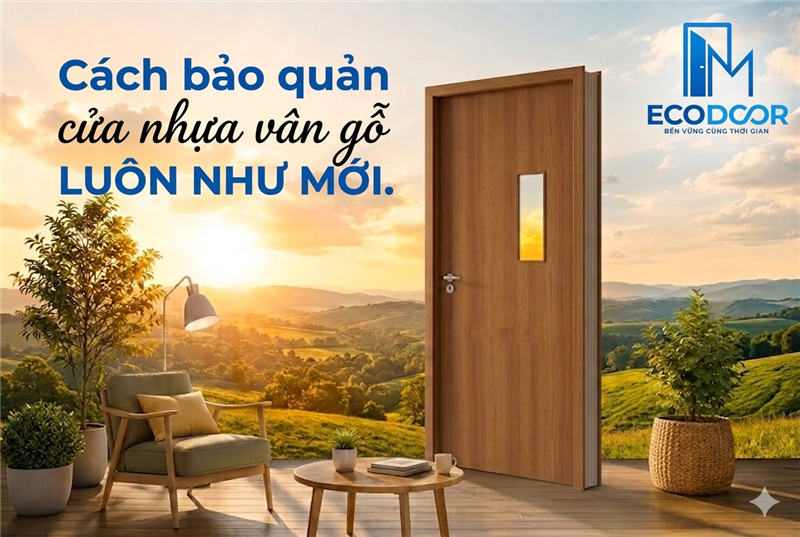 Cách bảo quản cửa nhựa vân gỗ luôn như mới 