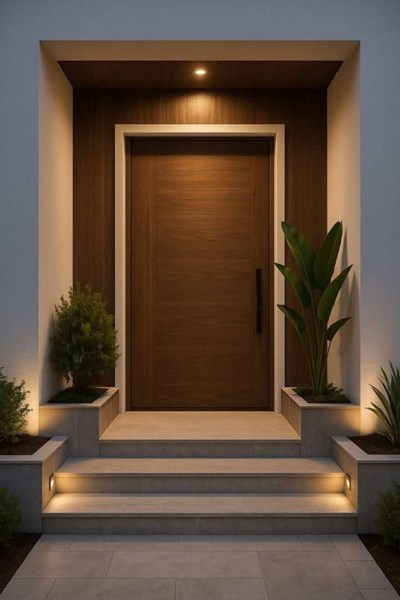 Mẫu thiết kế cửa nhà cho resort