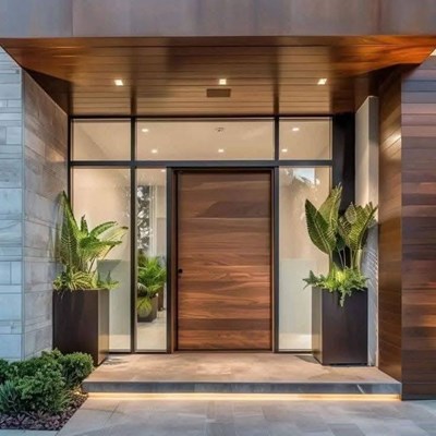 Mẫu thiết kế cửa vào sang trọng