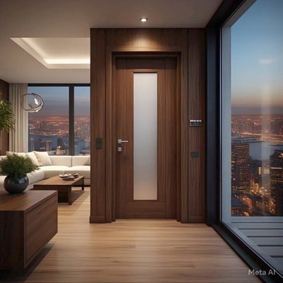 Mẫu thiết kế cửa phòng vệ sinh 