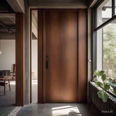 Mẫu thiết kế cửa sau biệt thự